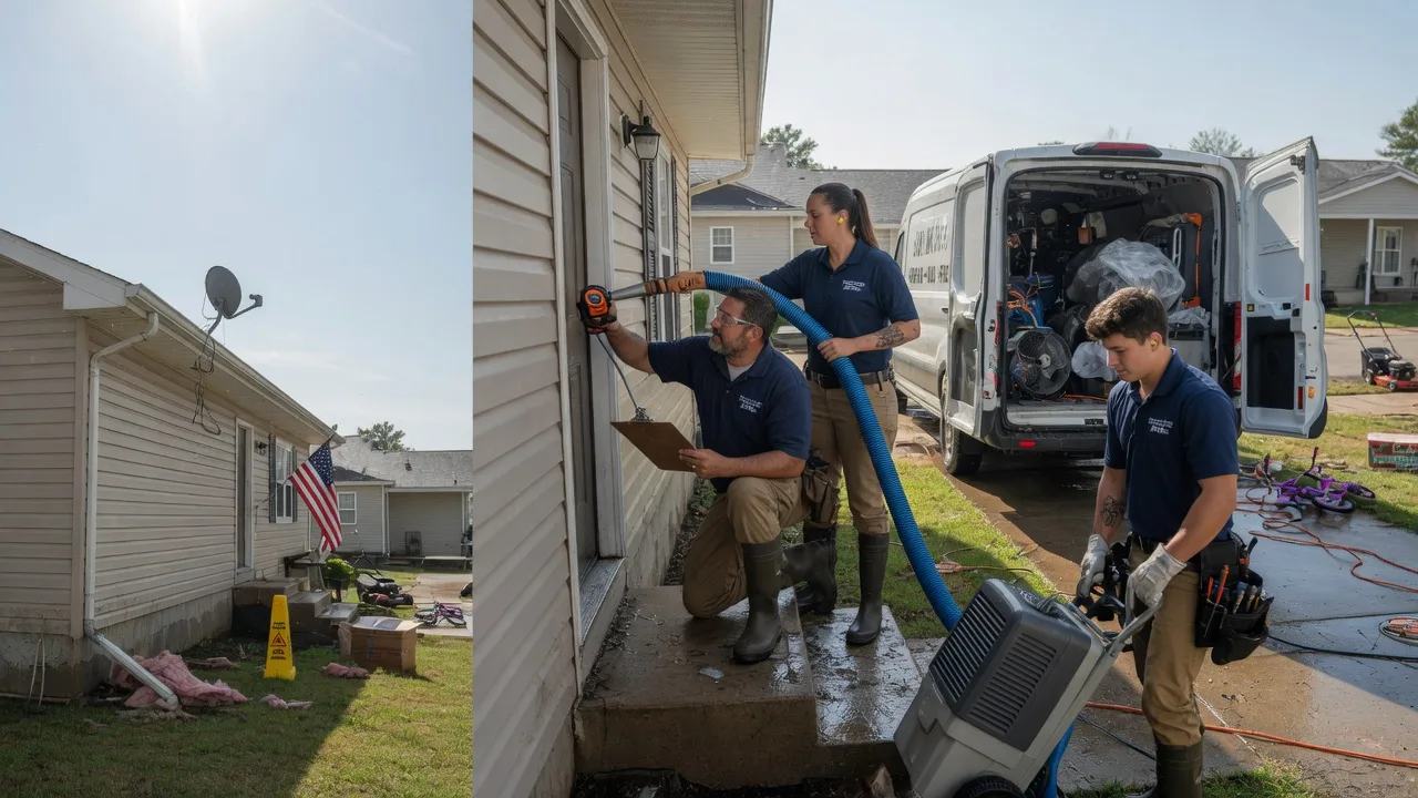 Ceiling Water Damage Restoration in Ruso, ND near me